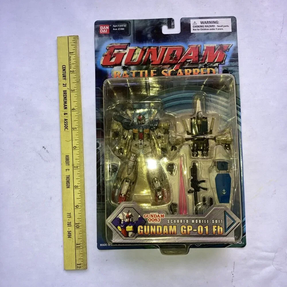 NEW SEALED GUNDAM GP-01 Fb Battle Scarred Action Figure Bandai US Seller RARE